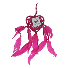 Load image into Gallery viewer, Vie Naturals Heart Shaped Dream Catcher, 9cm, Pink
