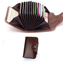 Load image into Gallery viewer, Leather Wallet Credit Card Holder RFID Blocking
