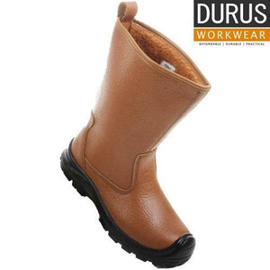 Durus Workwear Steel Toe Cap Fur Lined Rigger Boot SBU01 - Giftexonline