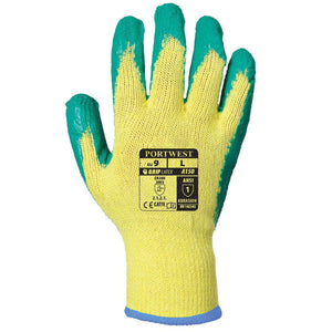No slip dry fit Grip Gloves - 12 Pack