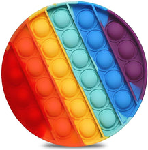 Load image into Gallery viewer, Push Pop Bubble  Stress Relief Fidget    Round Rainbow

