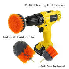 Load image into Gallery viewer, 3pc Drill Brush Set ORANGE
