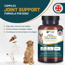 Load image into Gallery viewer, Dog Joint Support 150 Chicken Chewable Tablets 5 Months Supply | UK Made by Prowise
