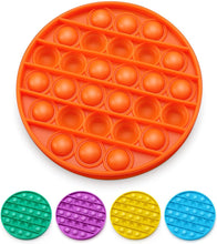 Load image into Gallery viewer, Push Pop Bubble  Stress Relief Fidget   Round Orange

