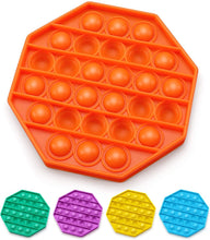 Load image into Gallery viewer, Push Pop Bubble  Stress Relief Fidget  Octagon Orange
