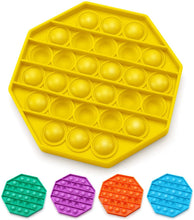 Load image into Gallery viewer, Push Pop Bubble  Stress Relief Fidget  Octagon Yellow
