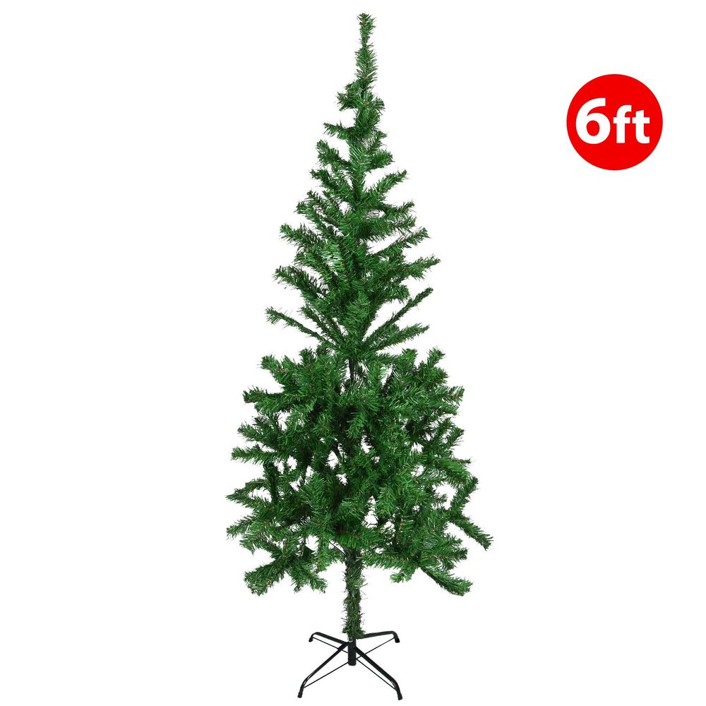 Christmas Tree Green Metal Stand - 6FT