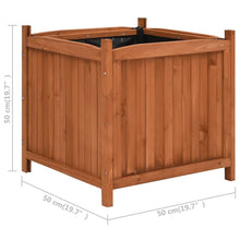 Load image into Gallery viewer, vidaXL Raised Beds 2 pcs 50x50x50 cm Firwood
